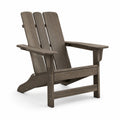 Fauteuil de Terrasse en Bois Composite Gris